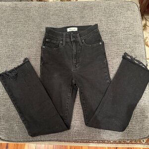 Madewell Cali Demi Boot Black Jeans